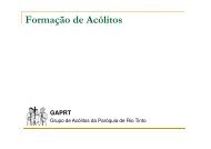 Formação de Acólitos