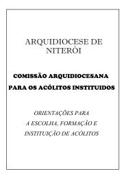 ARQUIDIOCESE DE NITERÓI