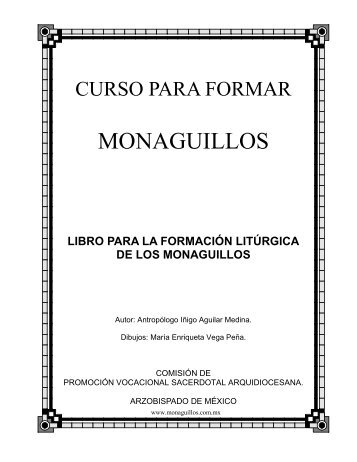 libro para la formación litúrgica de los monaguillos