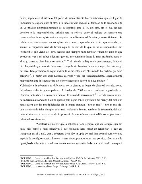 HOSPITALIDAD NOMADA EN LA DEMOCRACIA ... - pucrs