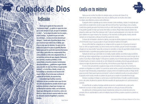 Cuaderno Adviento 2002 - Franciscanos Conventuales de España