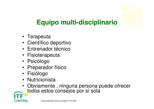 auto- desarrollo positivo para entrenadores de alto rendimiento