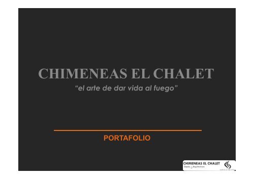 Catálogo en Línea - Chimeneas El Chalet