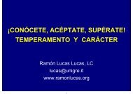 ¡conócete, acéptate, supérate! temperamento y carácter