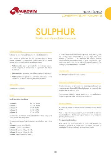 SULPHUR - Agrovin