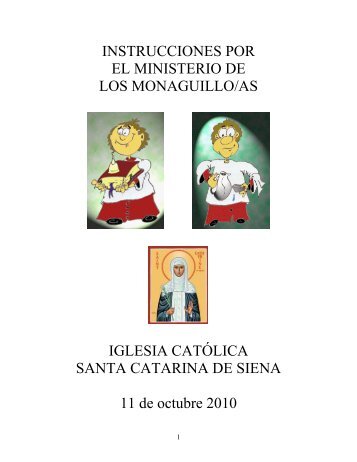 Instrucciónes por los Monaguillos (2010).pdf - St. Catherine of Siena