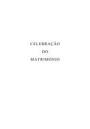 CELEBRAÇÃO DO MATRIMÓNIO