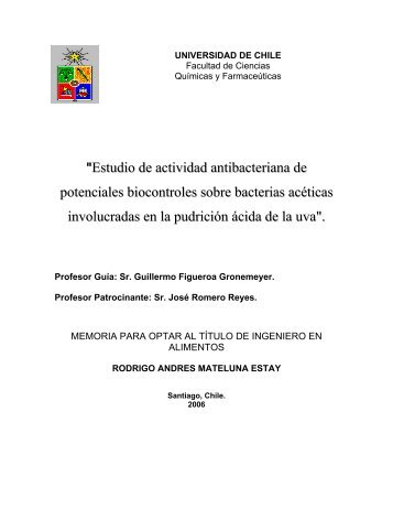 "Estudio de actividad antibacteriana de potenciales biocontroles ...