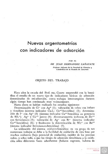 N 2 Nuevas argentometrias con indicadores de adsorcion ... - Digitum