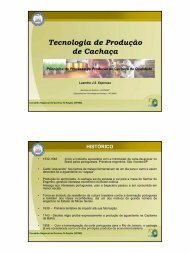 Tecnologia de Produção de Cachaça - Conselho Regional de ...