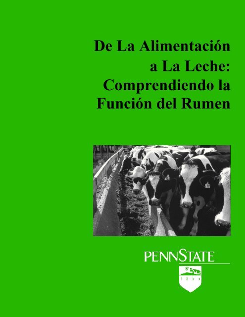De La Alimentación a La Leche - Penn State Extension