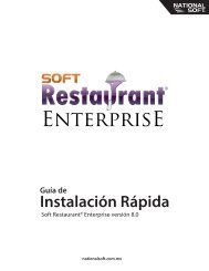 Guía de Instalación Rápida Soft Restaurant ® 8.0 Enterprise