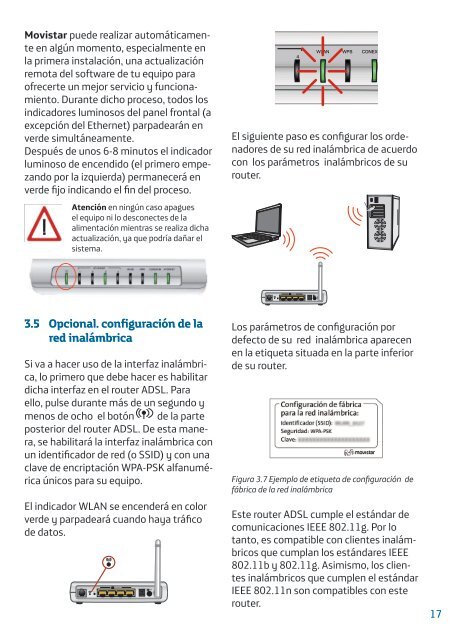 Manual de usuario router Observa AW4062 - Movistar