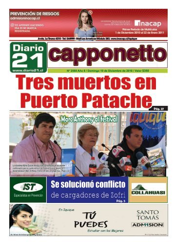 Se solucionó conflicto de cargadores de Zofri - Diario 21