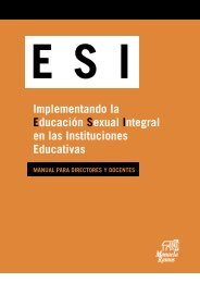 implementando la educación sexual integral en ... - Manuela Ramos