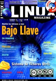 Sistema de ficheros Btrfs - Linux Magazine