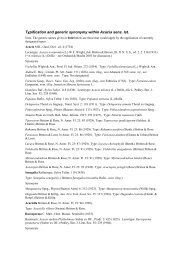 Typification and generic synonymy within Acacia sens. lat.