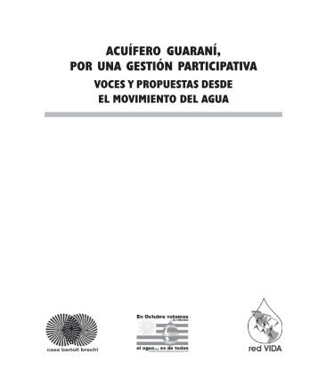 Acuífero Guaraní 2da edicion.pmd - Casa Bertolt Brecht