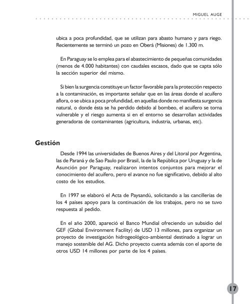 Acuífero Guaraní 2da edicion.pmd - Casa Bertolt Brecht