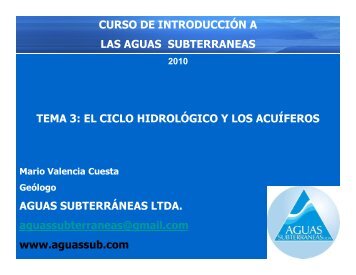 AGUASSUBTERRANEAS-3-CICLO HIDROLOGICO Y ACUÍFEROS ...