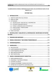 ELABORACION DEL MODELO HIDROGEOLOGICO - Observatorio ...