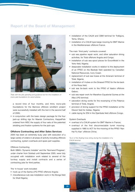 2005 Annual Report - SBM Offshore