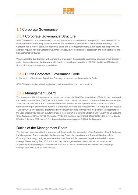 2011 Annual Report - SBM Offshore