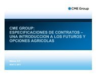 CME GROUP: ESPECIFICACIONES DE CONTRATOS ...