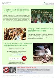 Isolana Fundación Privada - Boletines 2013