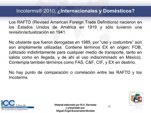 Incoterms® 2010 - ICC México