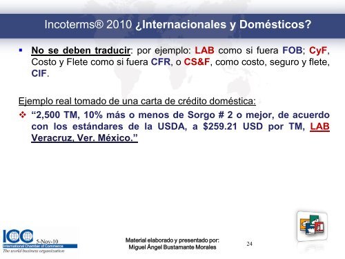 Incoterms® 2010 - ICC México