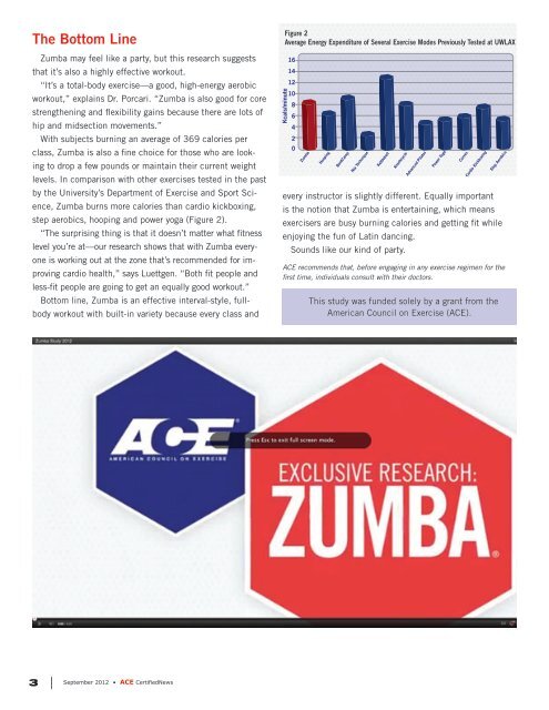 ZUMBA:® - American Council on Exercise