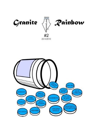 Granite & Rainbow - Mis dedos con tu tinta