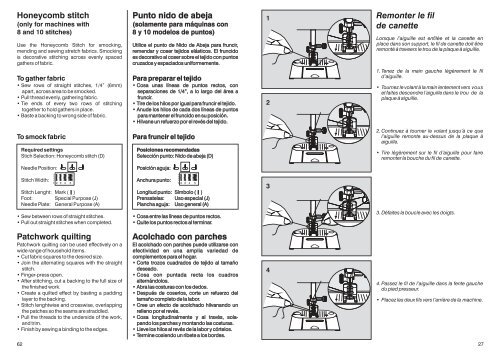 Instruction Book Libro de Instrucciones Livret d'Instructions ... - Singer