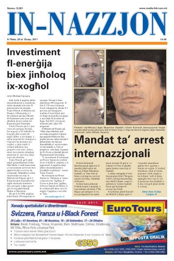 Mandat ta' arrest internazzjonali - MaltaRightNow.com