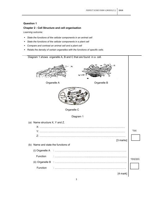 Biology form 4 kssm