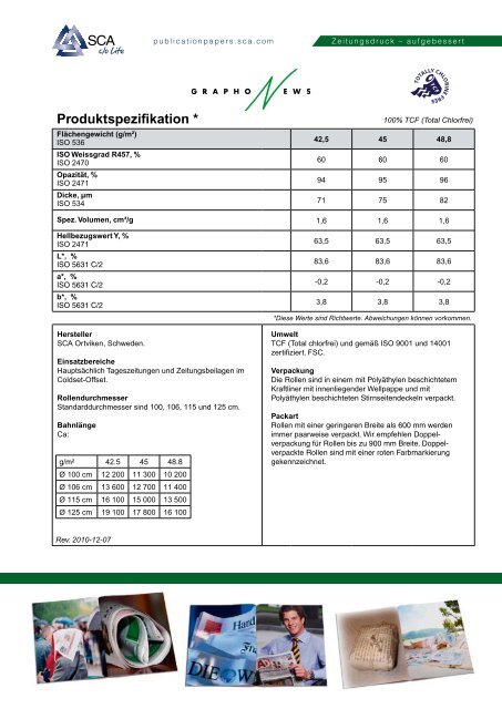 SCA Graphic Paper