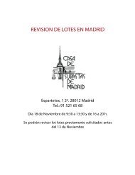 REVISION DE LOTES EN MADRID - Weblog d'en Xavier Caballé