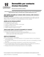 Dermatitis por contacto - School Nurse