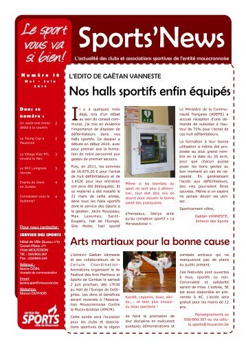 Sports'News n°18 - Ville de Mouscron