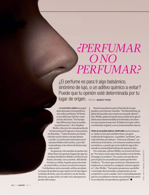 SCA revista Shape 3 / 2011 Spanish