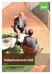 Halbjahresbericht 2010 (PDF, 550 KB) - SEB