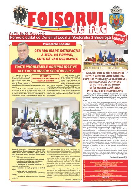 Foisorul De Foc PrimÄƒria Sectorului 2