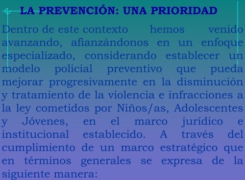 Modelo de Prevención Policial - policia nacional