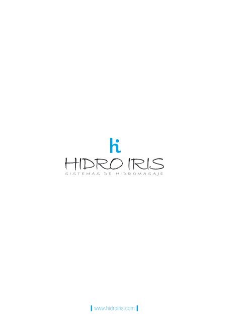Catálogo de Spas - Hidro Iris