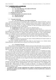 Tema I.-INTRODUCCION AL DERECHO 1. - Concepto de derecho ...