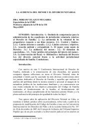 La audencia del menor y el divorcio notarial - Projusticia Familiar