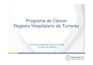 Registro Hospitalario de Tumores - Red Salud UC - Pontificia ...