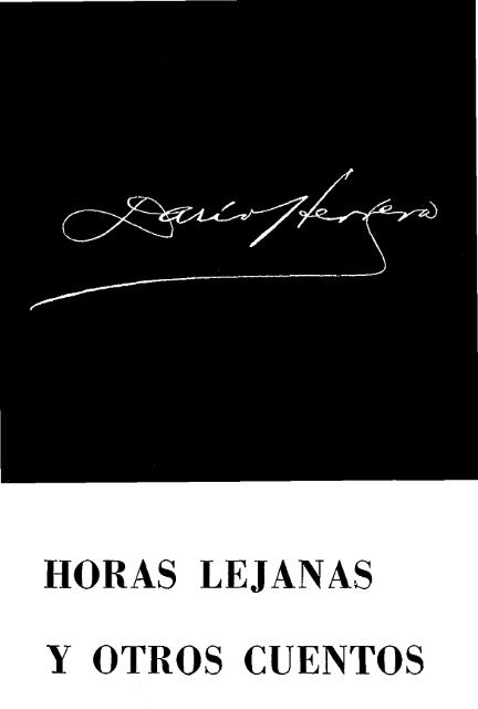 HORAS LEJANAS - Biblioteca Virtual El Dorado