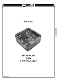 JACUZZI MANUAL DE USO E INSTALACIÓN - BRILIX.com